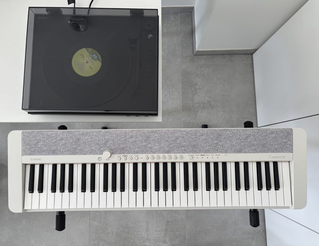 Ik leer piano spelen